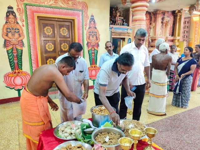 Special prayer in Kandasamy Temple for Elders Day-12.10.2022
